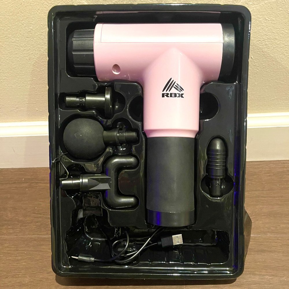 NIB RBX Pressure Point Vibra Heal Massage Gun, Deep Tissue Percussion Massager - Picture 9 of 10